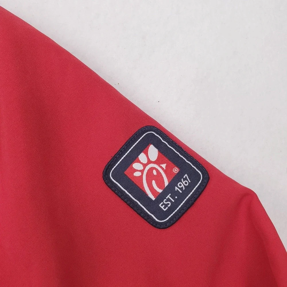 Chick-fil-A Jacket Mens 3XL Red Softshell Breathable Water Wind Resistant